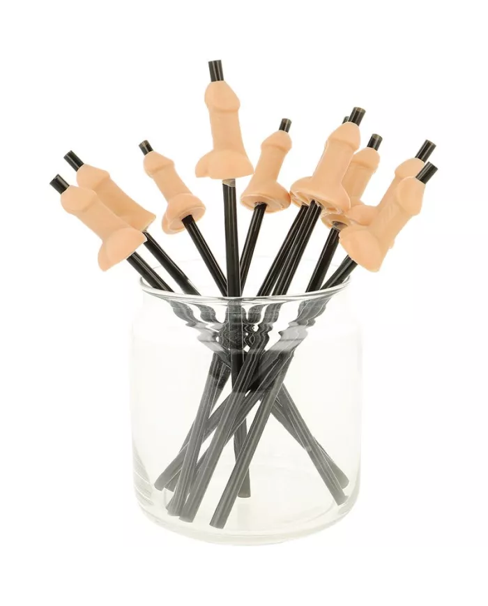 DIABLO PICANTE - SAC DE 10 PAILLES PÉNIS NATURELLES DIABLO PICANTE - SAC DE 10 PAILLES PÉNIS NATURELLES