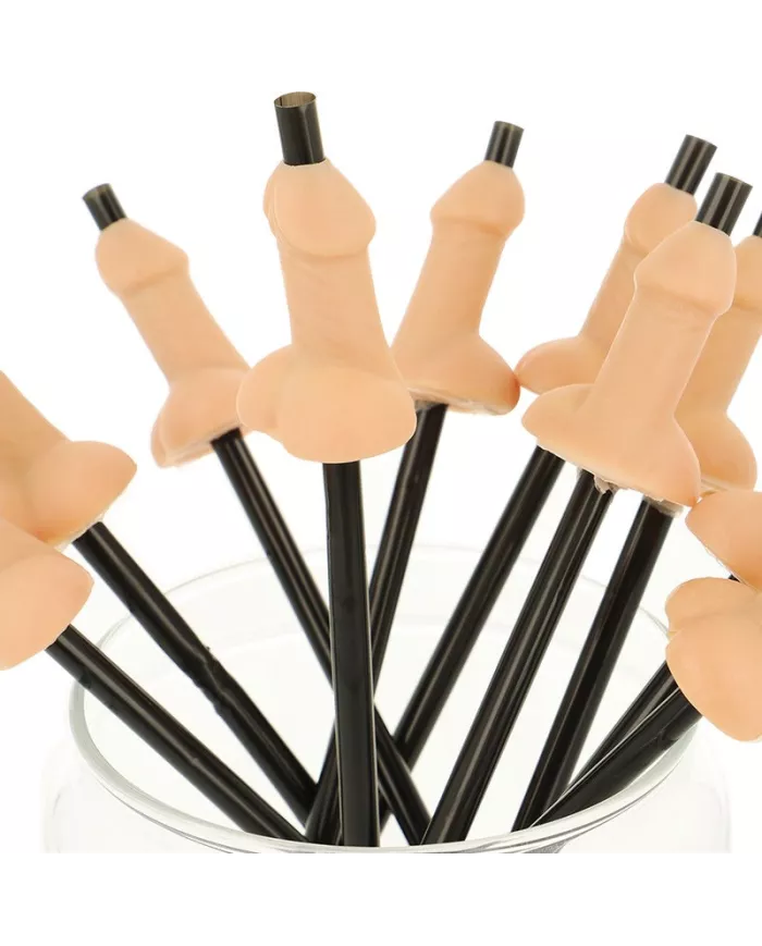 DIABLO PICANTE - SAC DE 10 PAILLES PÉNIS NATURELLES DIABLO PICANTE - SAC DE 10 PAILLES PÉNIS NATURELLES