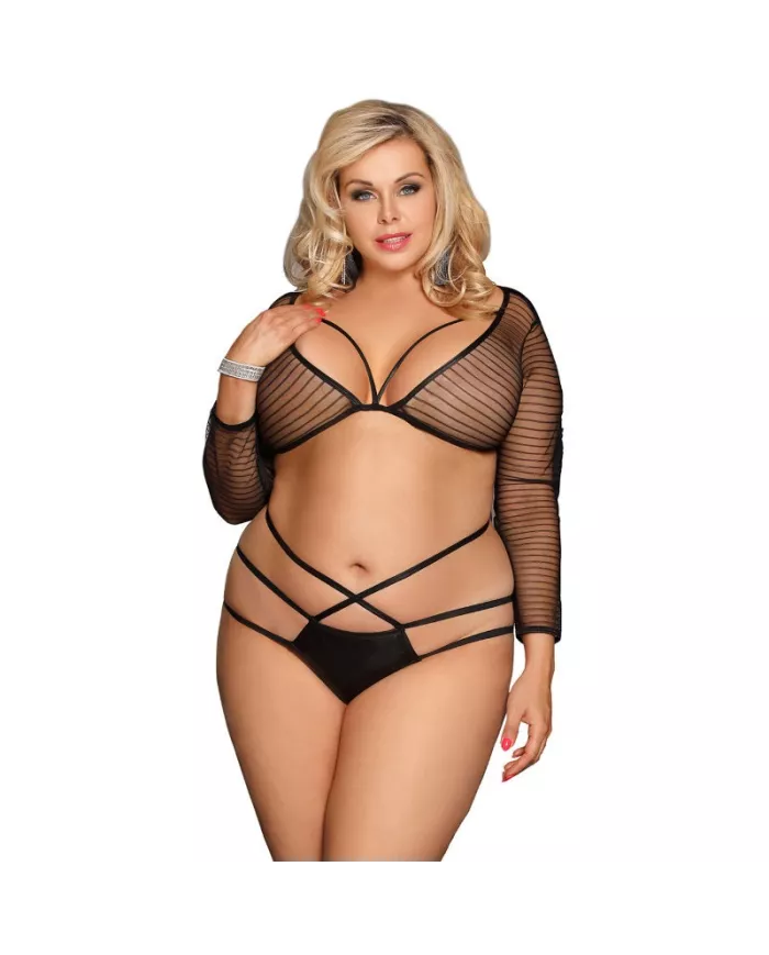 SUBBLIME - QUEEN PLUS ENSEMBLE TOP  STRAPPY ET CULOTTE SUBBLIME - QUEEN PLUS ENSEMBLE TOP  STRAPPY ET CULOTTE