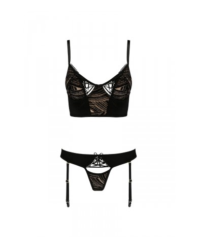 Ensemble culotte à jarretelles et bustier Lara - Casmir
