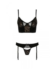 Ensemble culotte à jarretelles et bustier Lara - Casmir