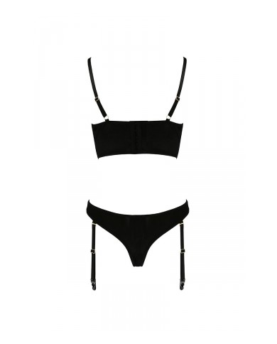 Ensemble culotte à jarretelles et bustier Lara - Casmir
