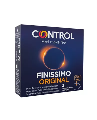 CONTROL - PRÉSERVATIFS FINISSIMO 3 UNITÉS