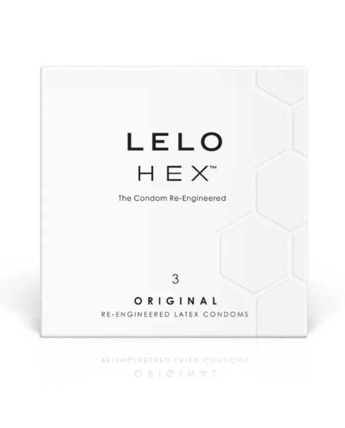 LELO - BOÎTE DE PRÉSERVATIFS HEX 3 UNITÉS LELO - BOÎTE DE PRÉSERVATIFS HEX 3 UNITÉS