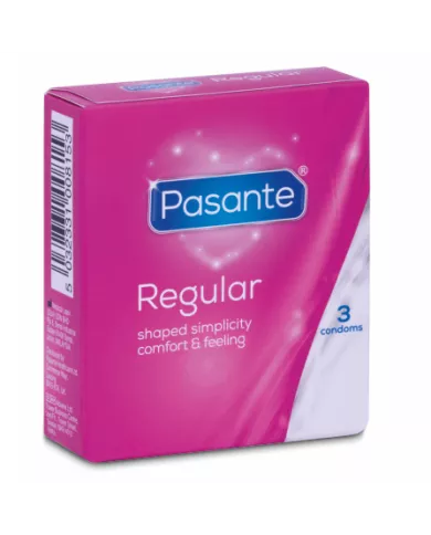 PASANTE - PRÉSERVATIFS GAMME RÉGULIÈRE 3 UNITÉS