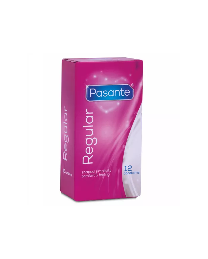 PASANTE - PRÉSERVATIFS RÉGULIERS PAQUET DE 12 PASANTE - PRÉSERVATIFS RÉGULIERS PAQUET DE 12