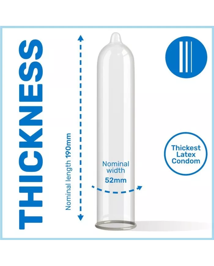 PASANTE - PRÉSERVATIF EXTRA EXTRA ÉPAIS PAR 3 UNITÉS