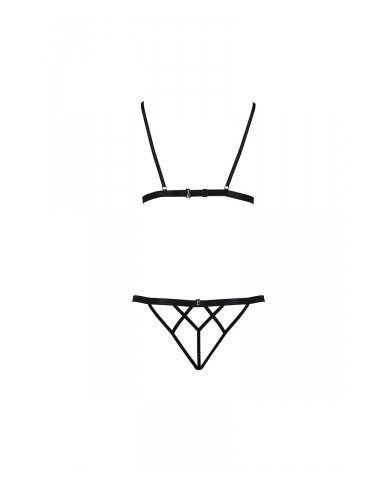Ensemble sexy ouvert Diabolina - Passion