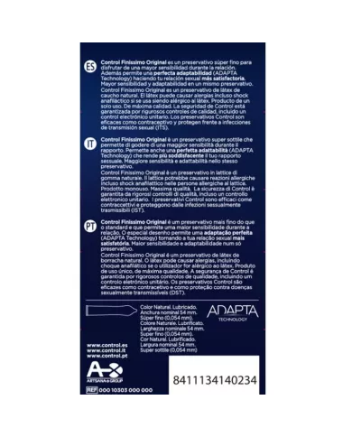 CONTROL - FINISSIMO ORIGINAL 6 UNITÉS