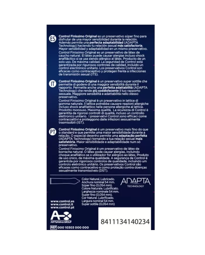 CONTROL - FINISSIMO ORIGINAL 6 UNITÉS