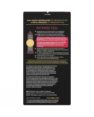 SKYN - PRÉSERVATIF TEXTURÉ À LA SENSATION INTENSE AVEC UN DESIGN ONDULÉ 10 UNITÉS