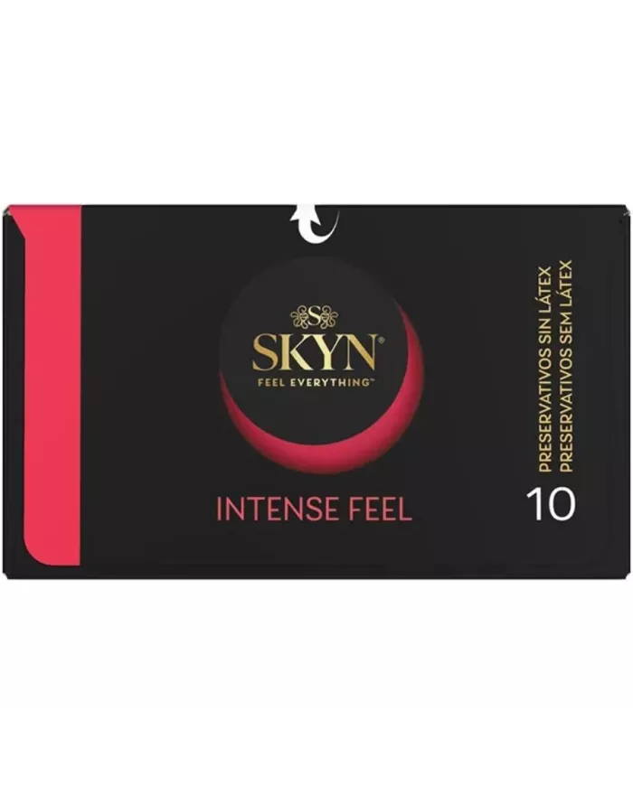 SKYN - PRÉSERVATIF TEXTURÉ À LA SENSATION INTENSE AVEC UN DESIGN ONDULÉ 10 UNITÉS