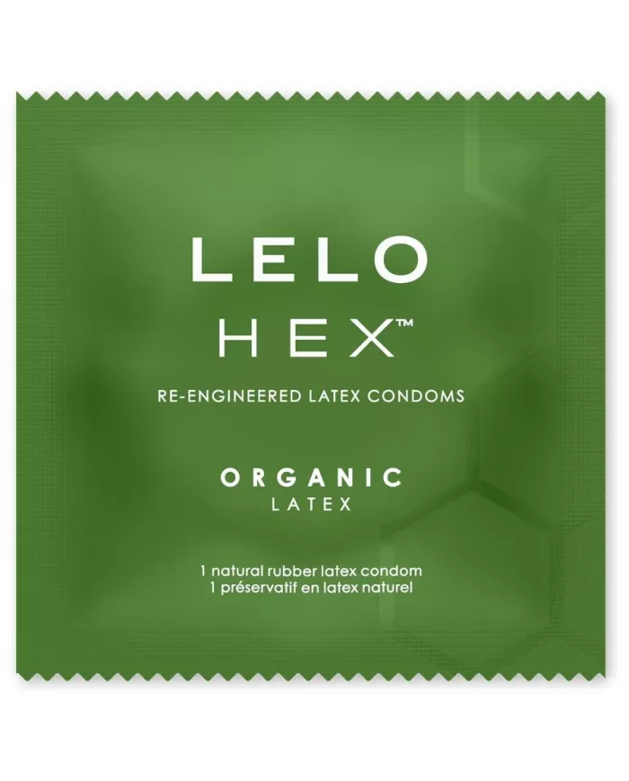 LELO - HEX BOÎTE DE PRÉSERVATIFS BIOLOGIQUES 3 UNITÉS