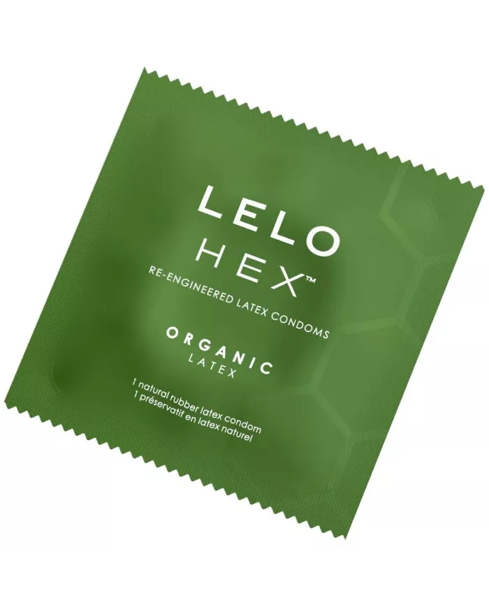 LELO - HEX BOÎTE DE PRÉSERVATIFS BIOLOGIQUES 3 UNITÉS