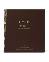 LELO - PRÉSERVATIFS HEX RESPECT XL 36 PACK