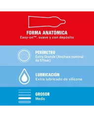 DUREX - PRÉSERVATIFS SENSIBLES XL 10 UNITÉS