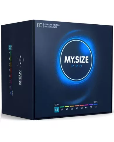 MY SIZE - PRO PRESERVATIFS 45 MM 80 UNITES