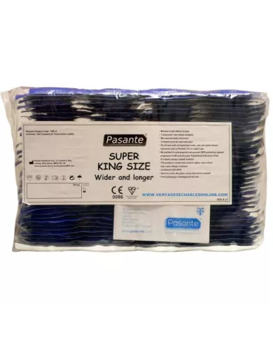 PASANTE - PRÉSERVATIFS TAILLE SUPER KING SAC 144 UNITÉS