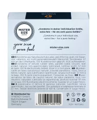 MISTER SIZE - PRÉSERVATIF TAILLE L 57 MM (3 UNITÉS) MISTER SIZE - PRÉSERVATIF TAILLE L 57 MM (3 UNITÉS)