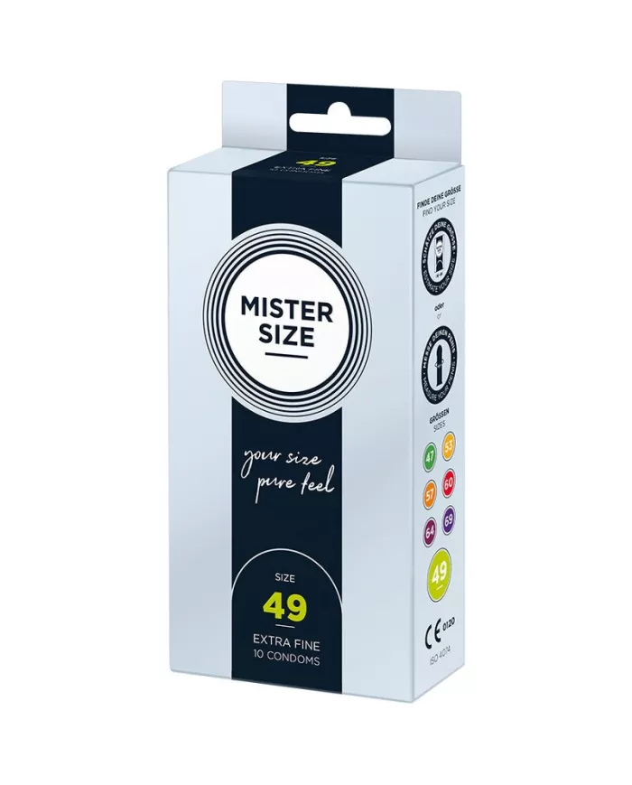 MISTER SIZE - PRÉSERVATIF TAILLE S 49 MM (10 UNITÉS) MISTER SIZE - PRÉSERVATIF TAILLE S 49 MM (10 UNITÉS)