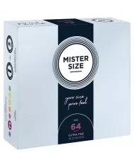 MISTER SIZE - PRÉSERVATIFS TAILLE XXL 64 MM (36 UNITÉS) MISTER SIZE - PRÉSERVATIFS TAILLE XXL 64 MM (36 UNITÉS)