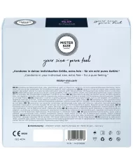 MISTER SIZE - PRÉSERVATIFS TAILLE XXXL 69 MM (36 UNITÉS) MISTER SIZE - PRÉSERVATIFS TAILLE XXXL 69 MM (36 UNITÉS)