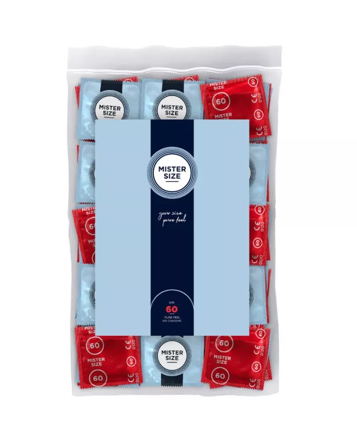 MISTER SIZE - PRÉSERVATIF TAILLE XL 60 MM (100 UNITÉS) MISTER SIZE - PRÉSERVATIF TAILLE XL 60 MM (100 UNITÉS)