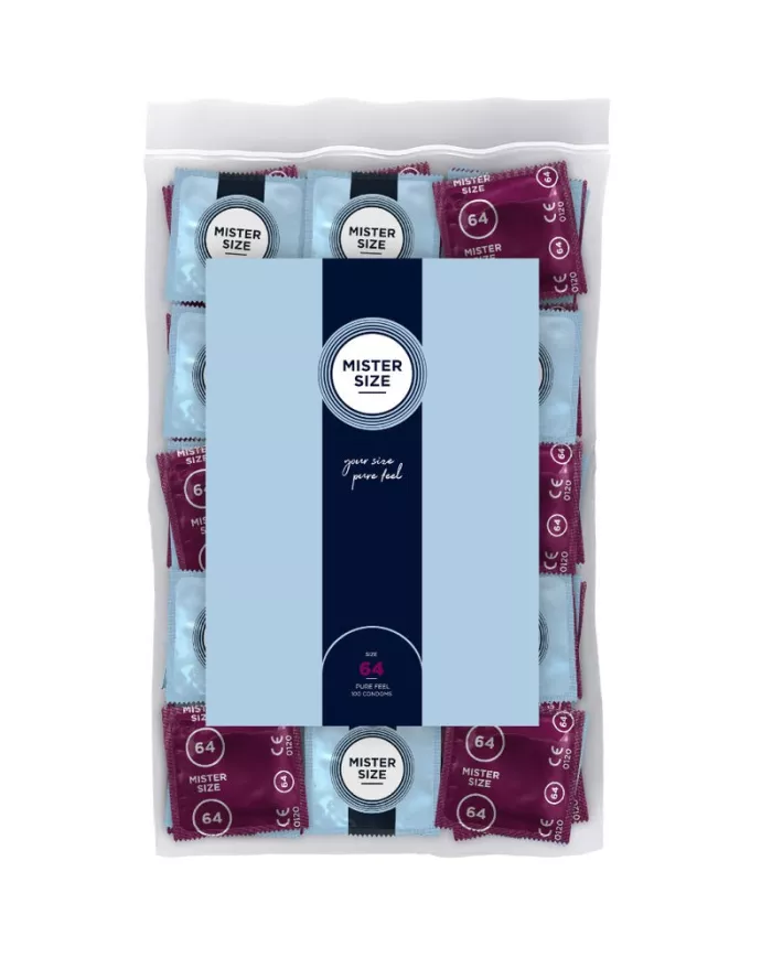 MISTER SIZE - PRÉSERVATIFS TAILLE XXL 64 MM (100 UNITÉS) MISTER SIZE - PRÉSERVATIFS TAILLE XXL 64 MM (100 UNITÉS)