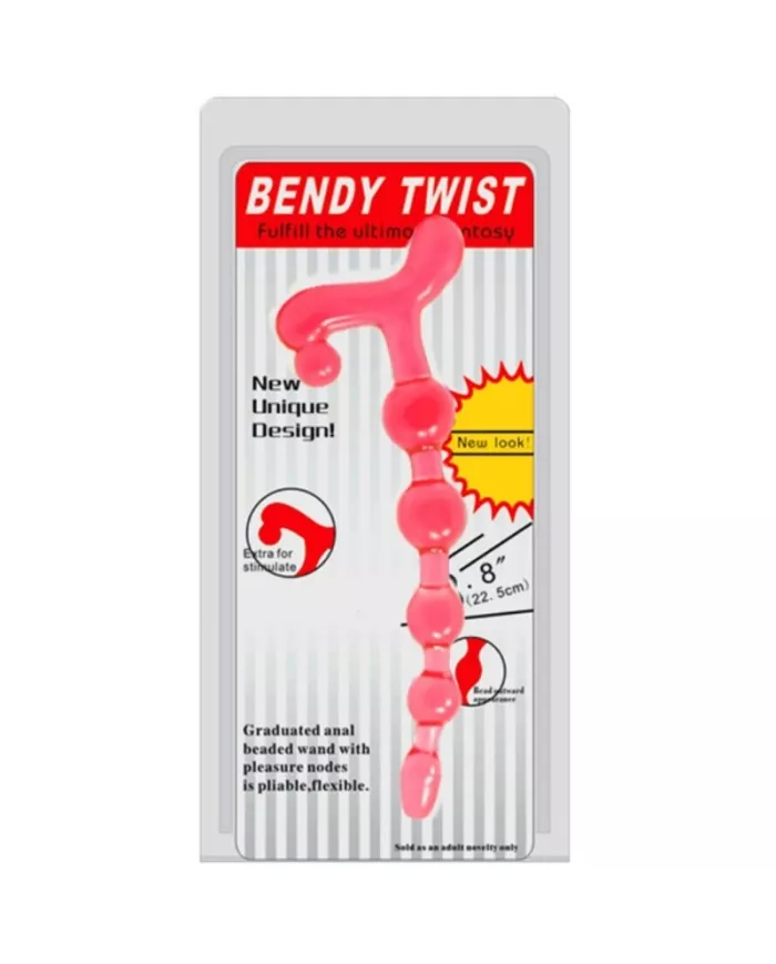 BAILE - BALLES ANAL ROUGES BENDY TWIST BAILE - BALLES ANAL ROUGES BENDY TWIST