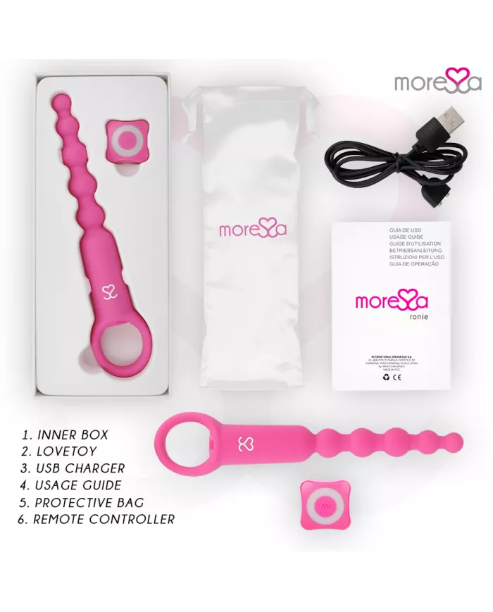 MORESSA - RONIE TÉLÉCOMMANDE PLAISIR ANAL ROSE