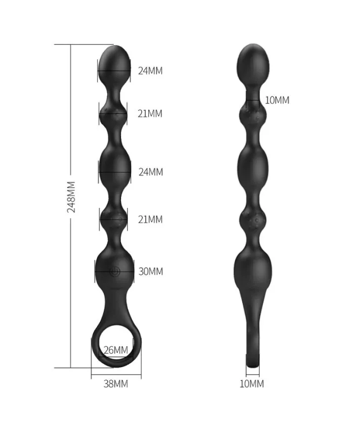 PRETTY LOVE - BALLES ANAL VAN 10 VIBRATIONS RECHARGEABLES EN SILICONE PRETTY LOVE - BALLES ANAL VAN 10 VIBRATIONS RECHARGEABLES EN SILICONE