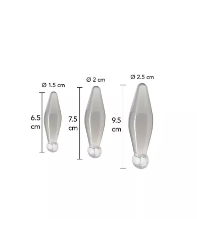 TOYJOY - JEU ANAL FINGER RIMMER 3 PIÈCES TRANSPARENT TOYJOY - JEU ANAL FINGER RIMMER 3 PIÈCES TRANSPARENT