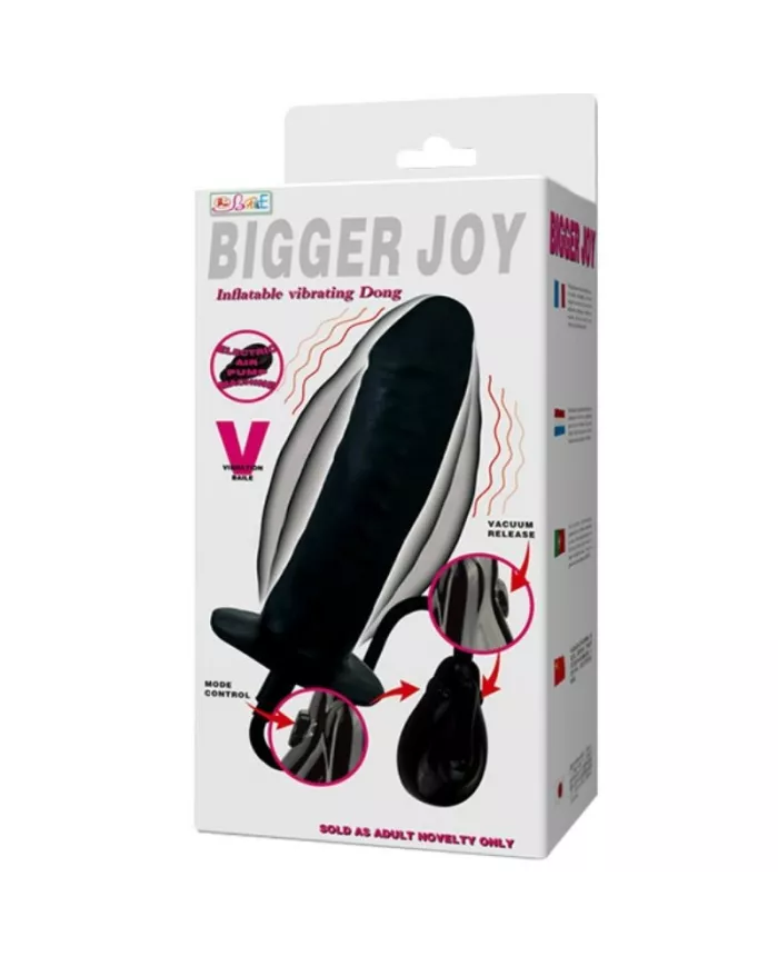 BAILE - GODE GONFLABLE BIGGER JOY AVEC VIBRATION 16 CM BAILE - GODE GONFLABLE BIGGER JOY AVEC VIBRATION 16 CM