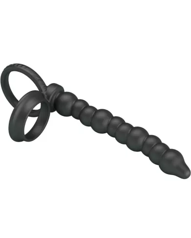 PRETTY LOVE - ANNEAU PÉNÉTRANT À DOUBLE PÉNÉTRATION DILLION NOIR
