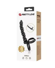 PRETTY LOVE - ANNEAU PÉNÉTRANT À DOUBLE PÉNÉTRATION DILLION NOIR