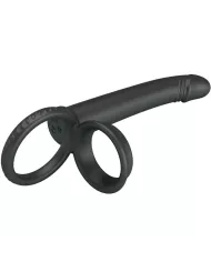 PRETTY LOVE - DILLION DOUBLE PÉNÉTRATION DOUBLE ANNEAU PÉNAL NOIR PRETTY LOVE - DILLION DOUBLE PÉNÉTRATION DOUBLE ANNEAU PÉNAL NOIR