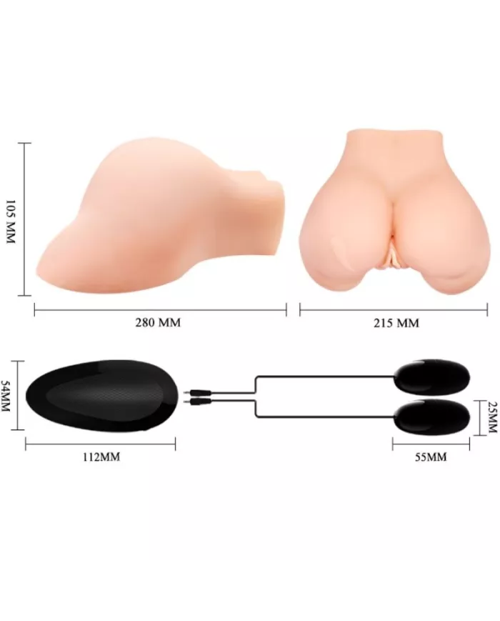 CRAZY BULL - VAGIN ET ANUS AVEC MAILLE RÉALISTE AVEC VIBRATION CRAZY BULL - VAGIN ET ANUS AVEC MAILLE RÉALISTE AVEC VIBRATION