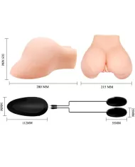 CRAZY BULL - VAGIN ET ANUS AVEC MAILLE RÉALISTE AVEC VIBRATION CRAZY BULL - VAGIN ET ANUS AVEC MAILLE RÉALISTE AVEC VIBRATION