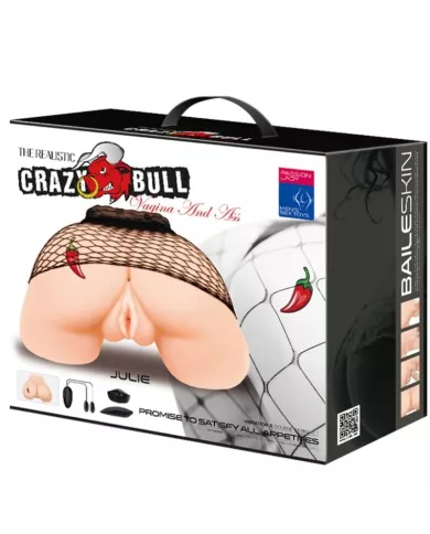 CRAZY BULL - VAGIN ET ANUS AVEC MAILLE RÉALISTE AVEC VIBRATION CRAZY BULL - VAGIN ET ANUS AVEC MAILLE RÉALISTE AVEC VIBRATION