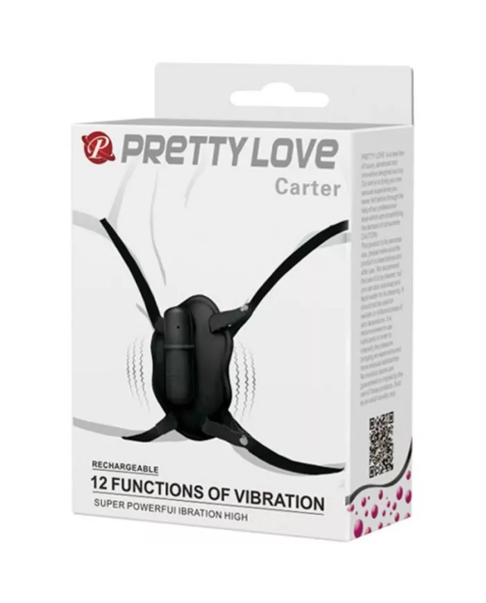PRETTY LOVE - STRAP ON AVEC BALLE VIBRANTE CARTER PRETTY LOVE - STRAP ON AVEC BALLE VIBRANTE CARTER