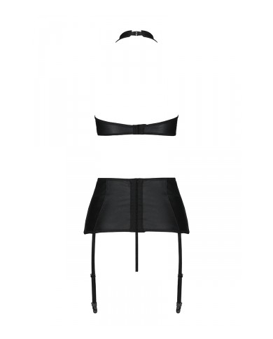 Ensemble sexy faux cuir Nancy - Passion