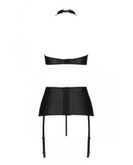 Ensemble sexy faux cuir Nancy - Passion