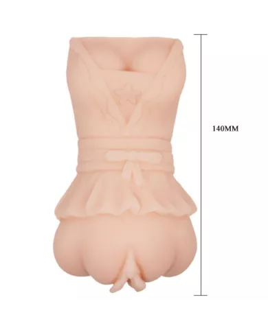 CRAZY BULL - MASTURBADEUR VAGIN PEAU D'EAU AVEC BALLES VIBRANTES