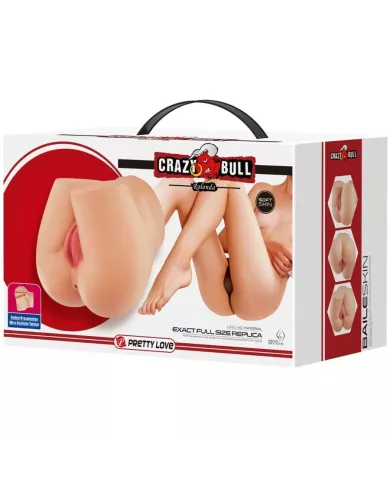 CRAZY BULL - ARRIÈRE ROLONDA AVEC VAGIN ET ANUS NATURELS RÉALISTES