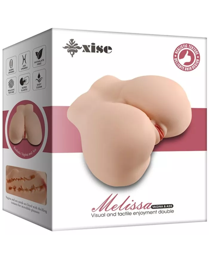 XISE - MASTURBATEUR RÉALISTE MULTI-POSITIONS VAGIN ET ANUS MELISSA XISE - MASTURBATEUR RÉALISTE MULTI-POSITIONS VAGIN ET ANUS MELISSA