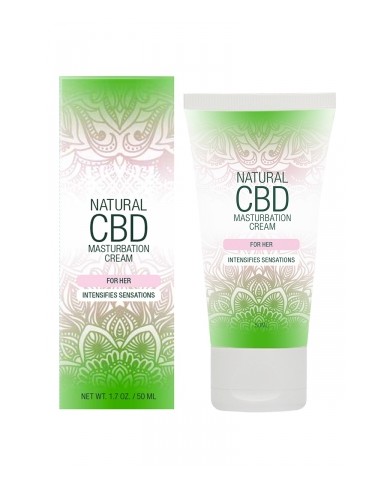 Crème de masturbation Femme - Natural CBD