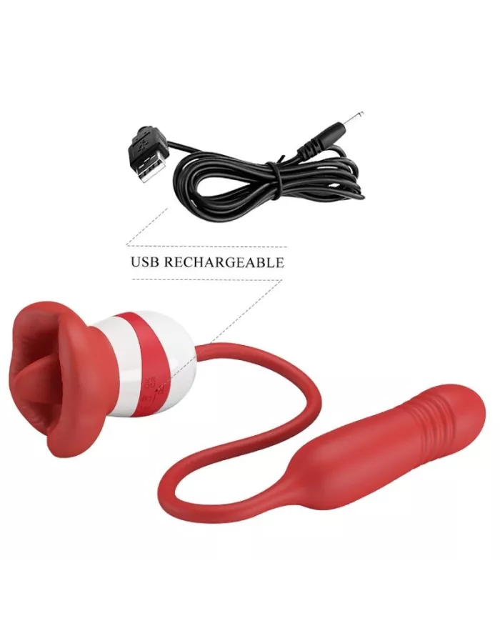 PRETTY LOVE - ASHLYNN MASTURBATEUR BOUCHE ROUGE