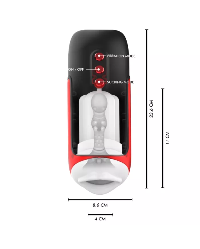 JAMYJOB - MASTURBATEUR BUCCAL AUTOMATIQUE BLAZE 5 MODES ONDES STIMULANTES ET VIBRATIONS JAMYJOB - MASTURBATEUR BUCCAL AUTOMATIQUE BLAZE 5 MODES ONDES STIMULANTES ET VIBRATIONS