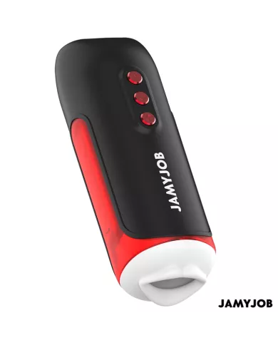 JAMYJOB - MASTURBATEUR BUCCAL AUTOMATIQUE BLAZE 5 MODES ONDES STIMULANTES ET VIBRATIONS