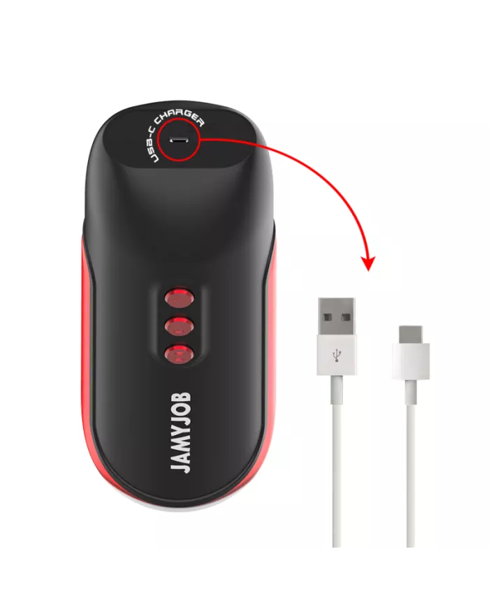 JAMYJOB - MASTURBATEUR BUCCAL AUTOMATIQUE BLAZE 5 MODES ONDES STIMULANTES ET VIBRATIONS JAMYJOB - MASTURBATEUR BUCCAL AUTOMATIQUE BLAZE 5 MODES ONDES STIMULANTES ET VIBRATIONS